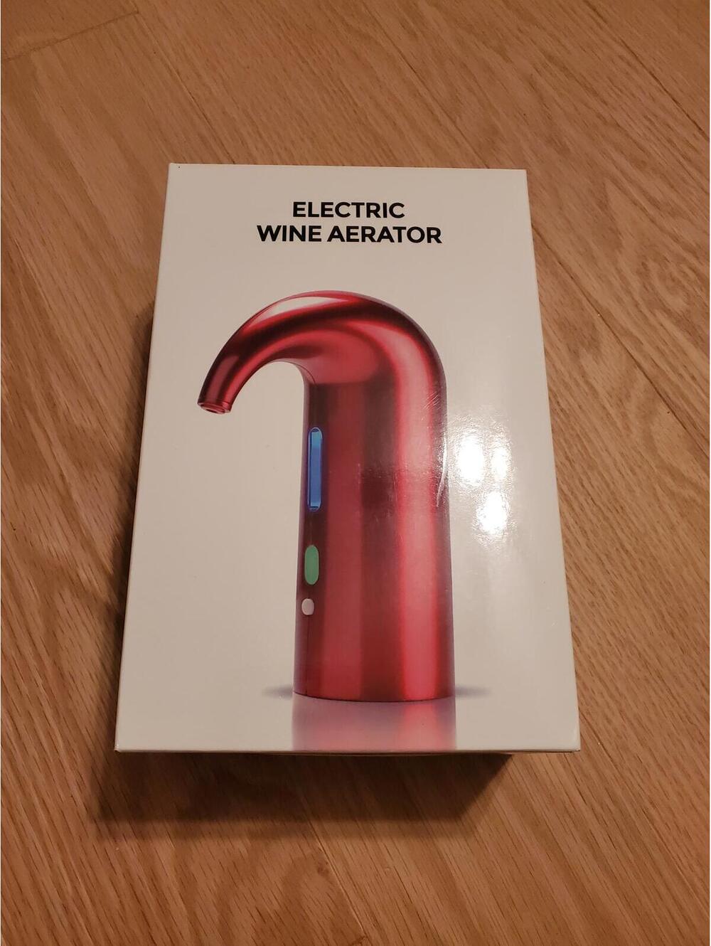 Multi-Smart Electric Wine Aerator & Dispenser - Red